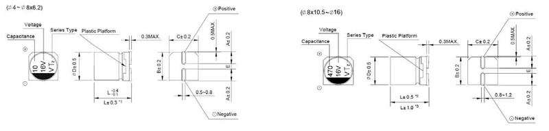 Tụ điện điện phân nhôm SMD 400V 2.2UF/3.3UF/4.7UF/6.8UF/10UF 400V Changhongwei