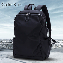 CK B new backpack mens business leisure computer bag mens large capacity school bag Korean fashion travel backpack