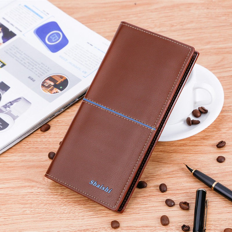 (Special Clearance) 2020 New Wallet Men's Long Wallet Pattern Ultra-thin Multi-card Wallet Europe and America