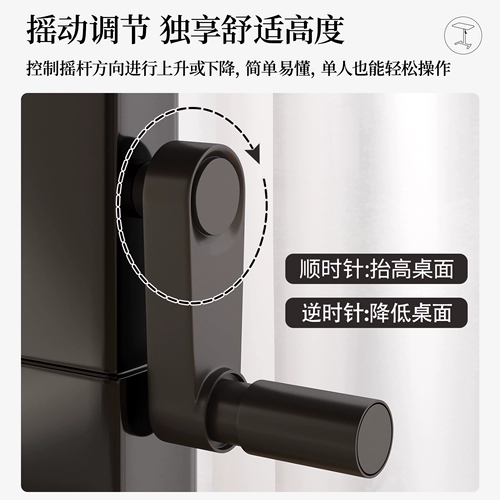 Подъемный компьютерский стол может переместить тумбочку для спальни, простой маленький столик, офисный простой студенческий стол общежитие