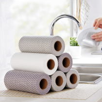 The Artisan Sloth disposable Disposable Rag Kitchen dry and wet Dual-use dishcloth Housekeeping Clean not stained with oil non-woven fabrics Home
