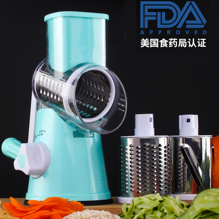 Roller cutting machine household hand cutting machine anti-cutting hand potato shreds artifact shredded slicer multifunctional kitchen