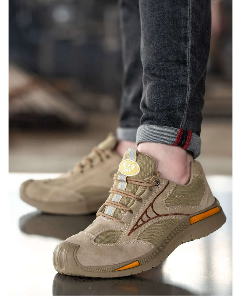 Labor protection shoes for men, winter steel toe caps, anti-smash, anti-puncture, lightweight, deodorant, breathable work shoes, insulated, wear-resistant construction site