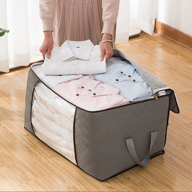 3 packing bag package container bag package package large thickness collection bag environmentally friendly bamboo carbon packaging bag