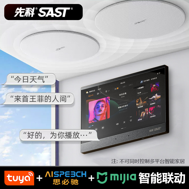 Xianke D8 Ceiling-Mounted Bluetooth Speaker Background Music Set Home Theater Ceiling Speaker Surround Player