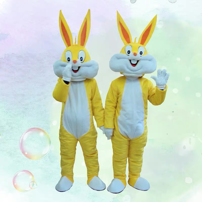 Thỏ Starling Hoạt hình Trang phục Búp bê Thỏ Cosplay Đi bộ Búp bê Quần áo Đạo cụ Phục sinh Búp bê Đầu - Cosplay đồ ngủ cosplay nữ sinh