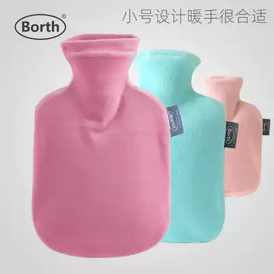 Poss borth small water injection hot water bag flannel filling water water bag warm hand treasure explosion proof no smell