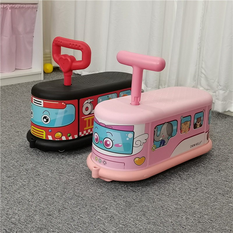 South Korea's same indoor muted universal wheel torsion car 1-6-year-old baby slip wagon with children's toys