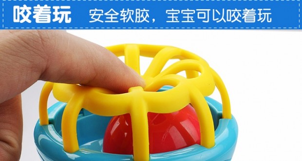 [đồ chơi thông minh] tay chuông quả tạ lắc đồ chơi trẻ em bé 0-1 tuổi cầm tay gel mềm silicone - Đồ chơi nhạc cụ cho trẻ em đồ chơi đàn piano cho bé