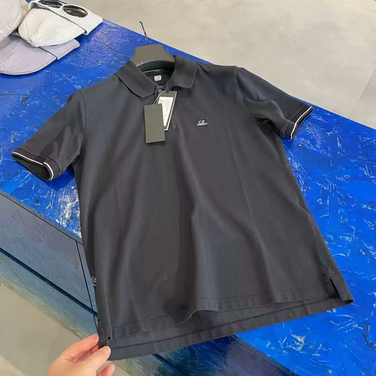 Поло Cp company мужские для мужчин и женщин, многоцветный выбор, возврату не подлежат