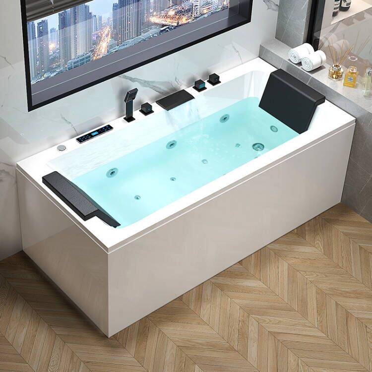 Bath Goldsmiths Bath Home Shower Integrated Massage Bathtub Smart Thermostatic Surf Acrylic Square Double Bath-Taobao
