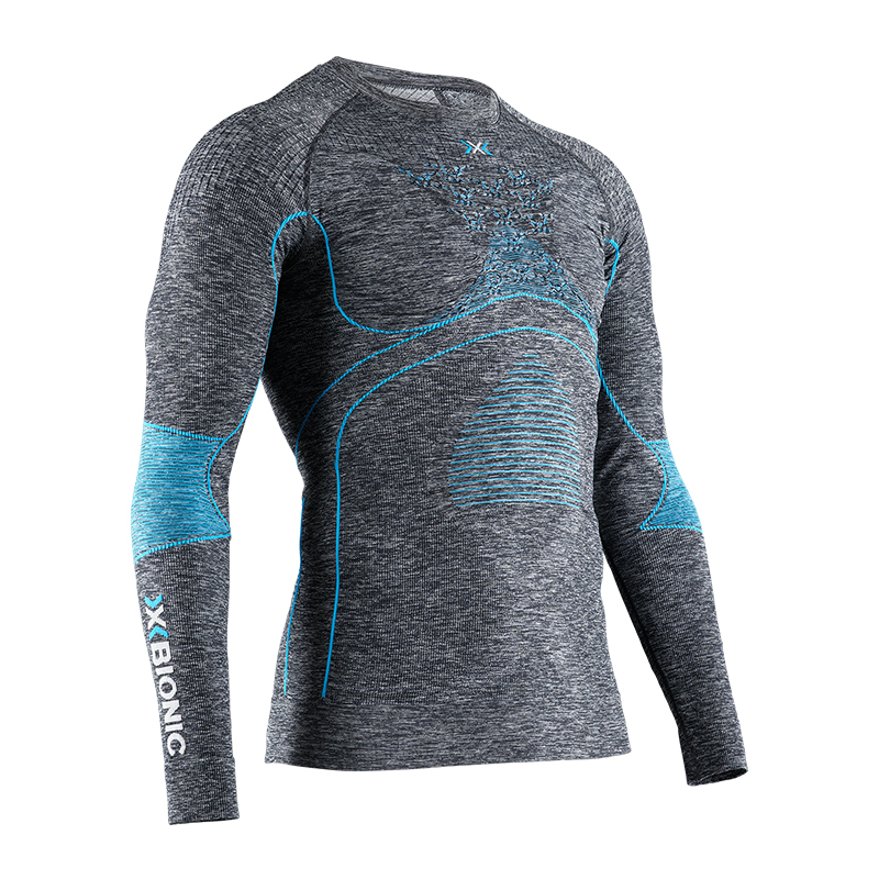 X-BIONIC 4 0 energy-concentrated reinforced blend men long sleeve ski lingerie running mountaineering sports warm clothes