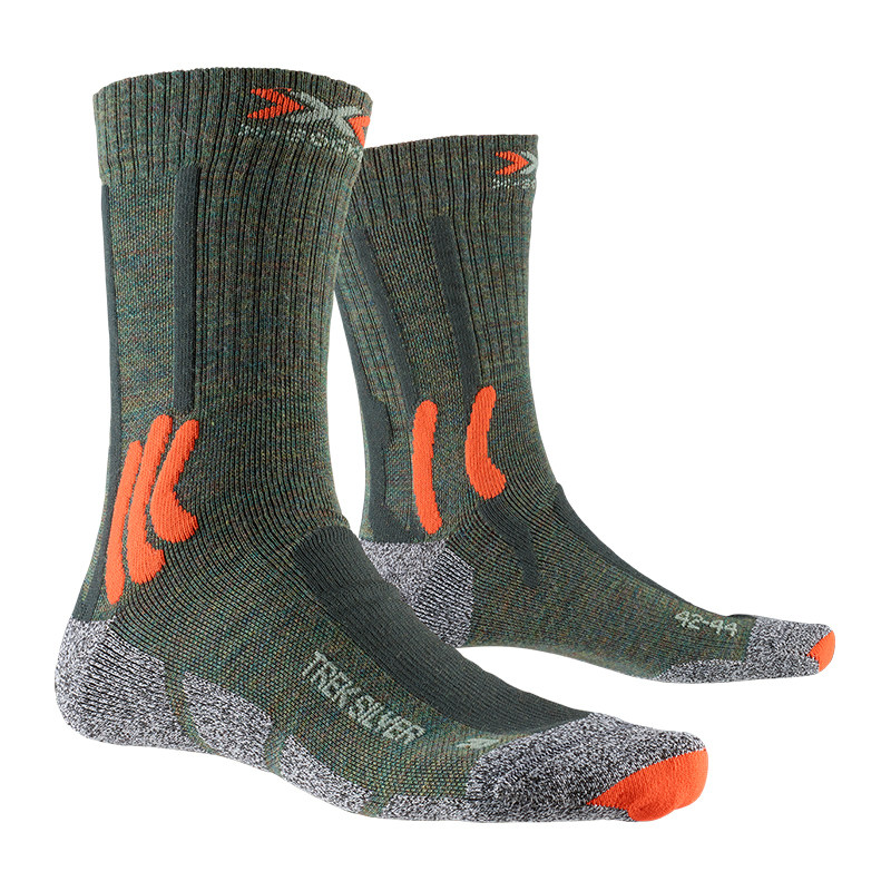 X-SOCKS Trekking Business Silver silver Stench Sports Socks Outdoor Hiking Mountaineering Socks XBIONIC