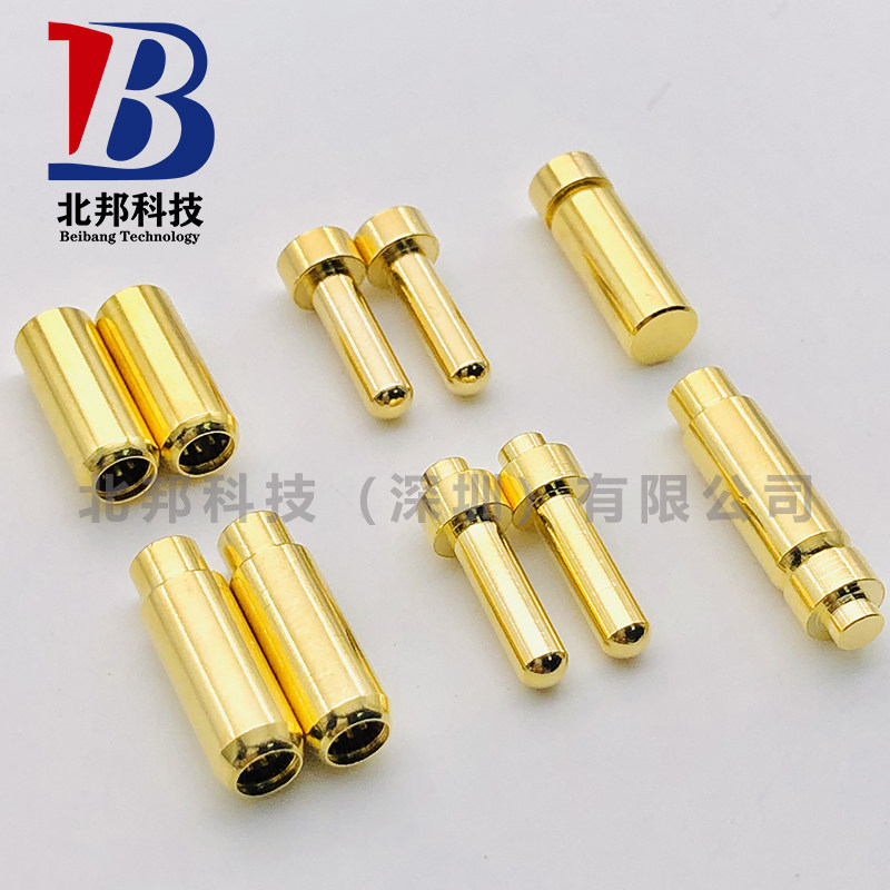 冠簧 PCB板电源连接器 3.0贴片式焊接端子 冠簧公母铜针插针pin针