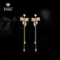 France HMZ Butterfly knot earrings Souchlength Earrings 2022 New wave ear accessories Small crowdsourced design High level