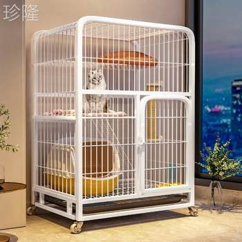 cat cage villa home extra large space free cat house cat small integrated toilet pet cat nest cat house