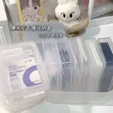 INS WIND TRANSPARENT FLIP -TYPE STALL CARD LOSE BOX PORTABLE APP СУЧКА РУКА коробка с учетной записью пластиковая пылепроницаемая пленка для карты Popcorn