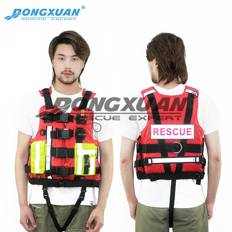 DONGXUAN waters Rescue life jacket Professional Heavy Heavy Flow Fire Equipment with PFD escape device Machia