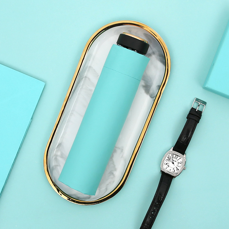 Umbrellas women's rain and sun dual-use sunscreen anti-UV umbrellas foldable ultra-light compact portable custom umbrellas