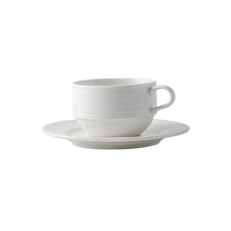 Small European - style key-2 luxury contracted ceramic coffee cups and saucers suit American Small delicate household good hangers coffee cup