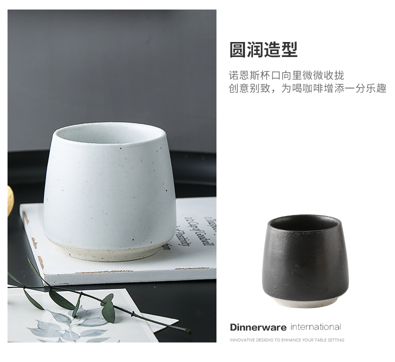 Creative Japanese home sitting room coarse pottery and heavily with coffee cup to restore ancient ways small delicate tableware ultimately responds cup characteristics