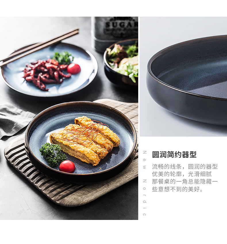 American dishes household tableware ceramic good - & bowl individual creative move rainbow such as bowl restaurant hotel table custom