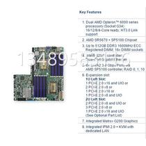Supermicro H8DGU-F Opteron AMD server motherboard supports AMD 8-core 12-core 16-core G34