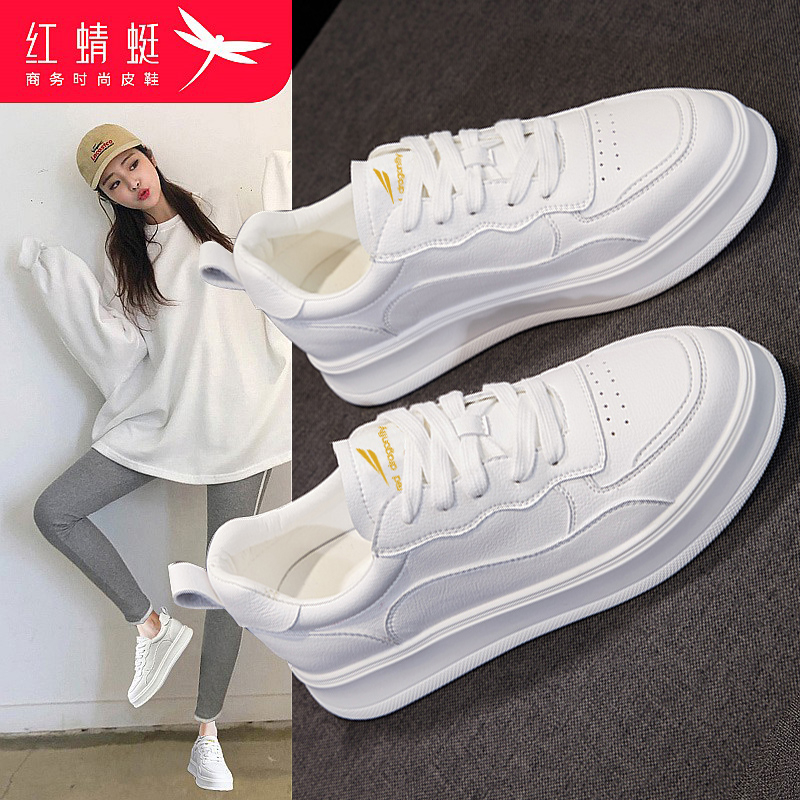 Red Dragonfly small white shoes 2023 new spring and autumn sports casual board shoes in tide shoes autumn