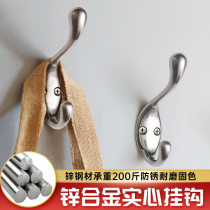 Shoe Cabinet Hooks Genguan Bathroom Towels In family door hanging clothes hook wall-mounted wall wardrobe hanging clothes Wall Hook Metal