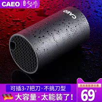 Black knife knife holder Knife holder Household kitchen supplies tool holder Storage rack Kitchenware storage rack Creative kitchen knife rack