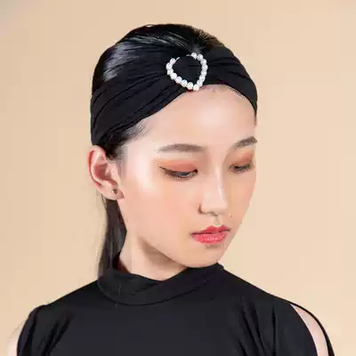 Gruiya Dances Girls Latin Modern Dance Joker Training Professional Universal Pearl Decoration Headband 6102