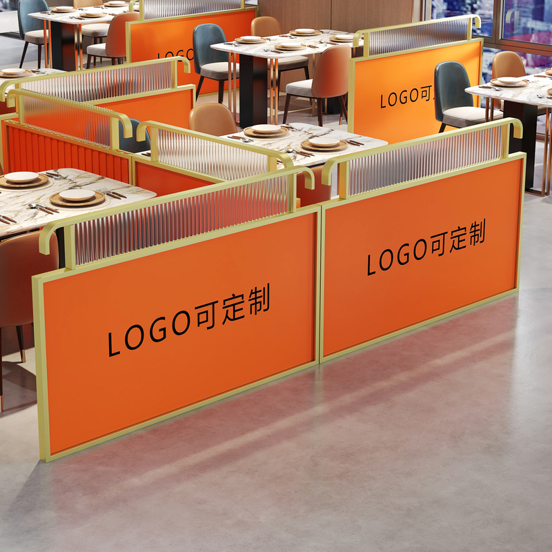 Restaurant Booth Glass Low Partitions, Restaurant Screens, Partitions, Hot Pot and Barbecue Restaurant Aisle Half-Wall Fences, Enclosure Barriers Restaurant Booth Glass Low Partitions, Restaurant Screens, Partitions, Hot Pot and Barbecue Restaurant Aisle Half-Wall Fences, Enclosure Barriers