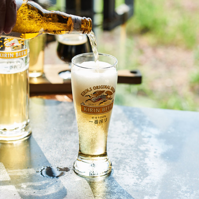 Kirin Beer Cup Japanese Ichiban Pressed Beer Glass Bar Personalized Strap Beer Cup ຮ້ານອາຫານຍີ່ປຸ່ນເຕະບານການຄ້າ