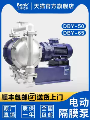 Shanghai bike DBY50DBY65 electric diaphragm pump stainless steel cast iron alloy corrosion resistant 380V diaphragm pump