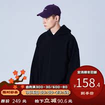 PSO Brand320g cotton towel bottom LOGO base hooded sweater mens Tide brand couples hoodie