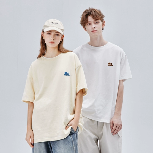 PSO Brand Милая парная одежда подходит для мужчин и женщин для влюбленных, хлопковая футболка, короткий рукав