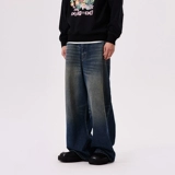 PSO Brand Ретро прямые свободные джинсы, штаны