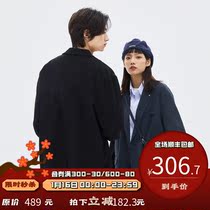 PSO Brand basic bubble texture blazer men loose spring and autumn thin suit couple jacket