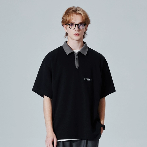 PSO Brand Трикотажная ткань подходит для мужчин и женщин, футболка polo, 290 грамм, короткий рукав