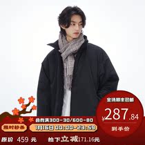 PSO Brand2021 year new winter Stand Collar Cotton clothes men thick cotton coat Tide brand couples cotton clothes