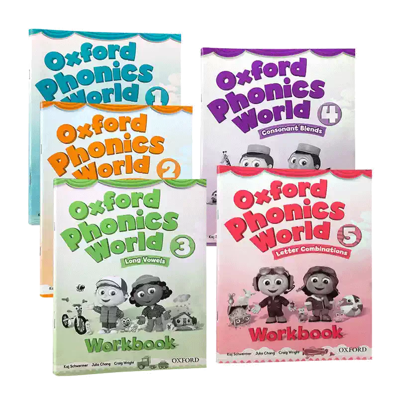 OPW Oxford Phonics World Level 1 2 3 4 5 級教材輔導書配套練習簿