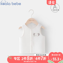 Corra nose and nose baby autumn and winter waistcoat Childrens waistcoat wear foreign air male and female baby vest small elephant thickened