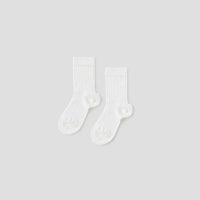 Koala Nose Nose [Elastic Soft Sunken Stripe Socks · Easiest for Match Tight] Men and Women Baby Breathable Multi-Color Baby Socks — 2