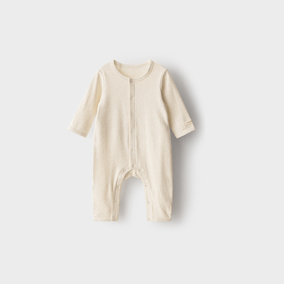 Koala Nose [Pure Color Soft Mist·Newborn Atmosphere] Basic Versatile Four-Season Romper for Newborns — 5