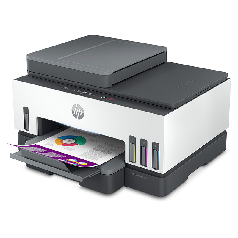 Hp Tank798 Color Ink Tank Printer That Can Connect to Mobile Phones Via Wireless Wifi, Small Home-Use Automatic Double-Sided Printing, Copying, Scanning, Faxing All-In-One Machine, Dedicated for Home Office Use, Inkjet Photo A4