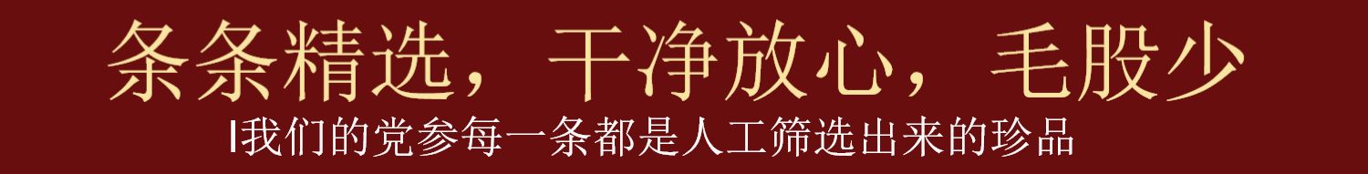 【御归】甘肃无硫党参500克g包邮大条