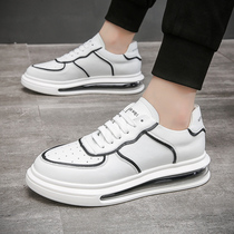 Increased and small white shoes men thick soles low - helper shoes 2022 new summer Han edition with casual plate shoes