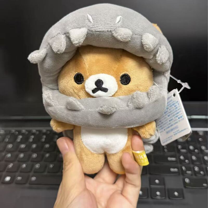 [in Stock] Dinosaur Rilakkuma Plush Toy Bag Pendant Doll Backpack Decoration Best Friend Gift