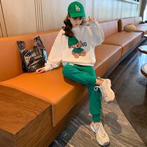 Girlssuit 2022 new spring network red in the big childrens Han - Ed Yang - style recreation sports trend