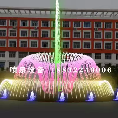 Customized music fountain control system outdoor school Square small voice-controlled program-controlled music fountain equipment home